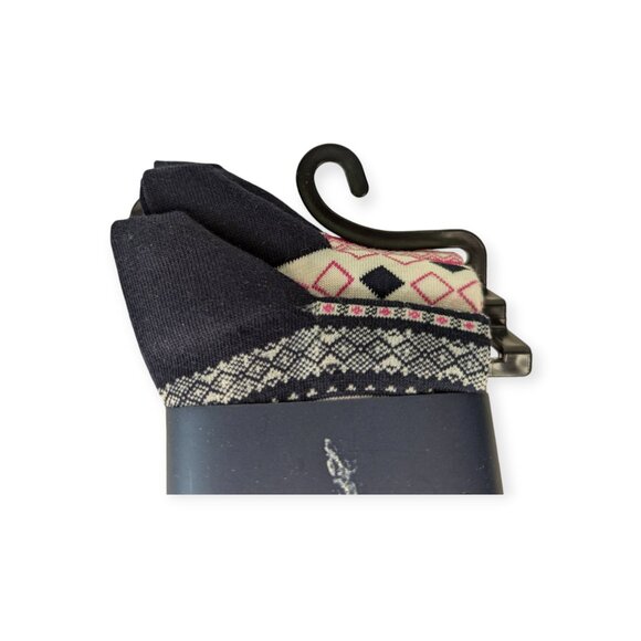 NWT Land's End Seamless Toe Crew Socks 3 Pairs Flat Toe Seams Small/Medium - Picture 6 of 6